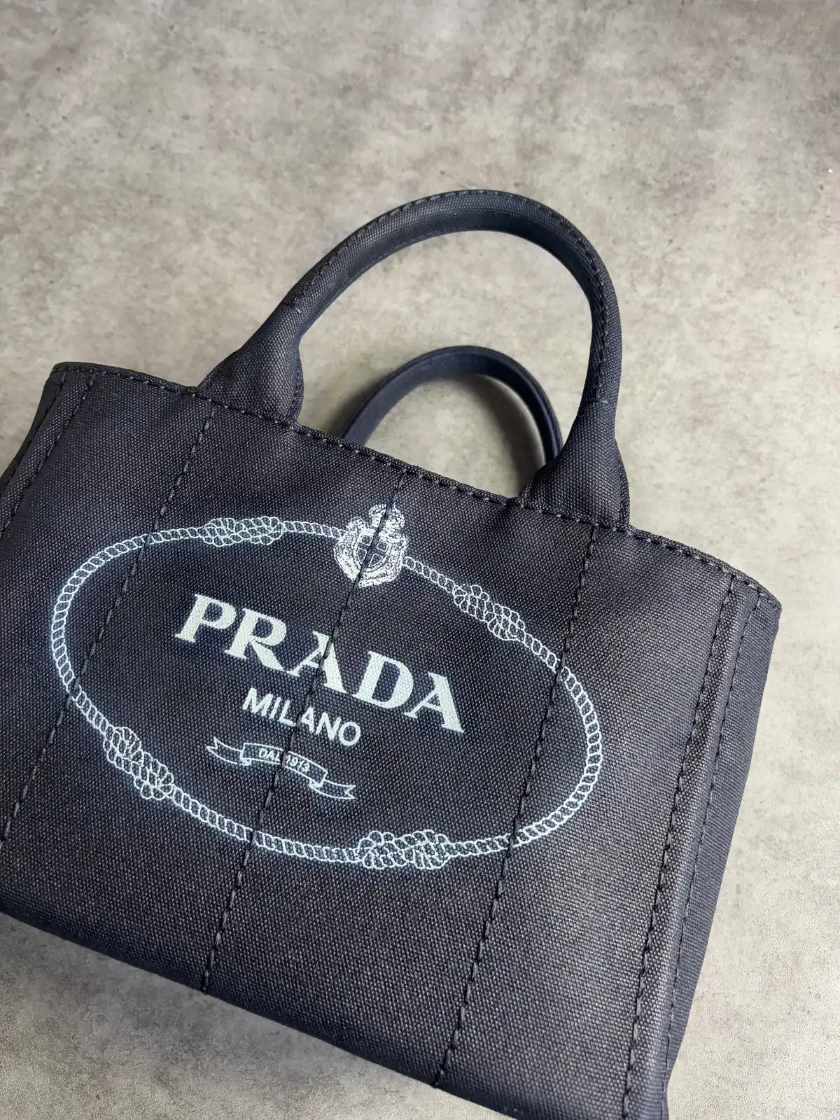 프라다 카나파백 진청염색 after 12